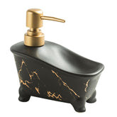 Kuber Industries Liquid Soap Dispenser | Handwash Soap Dispenser | Soap Dispenser for Wash Basin | Shampoo Dispenser Bottle | Bathroom Dispenser Bottle | 350 ML | Black